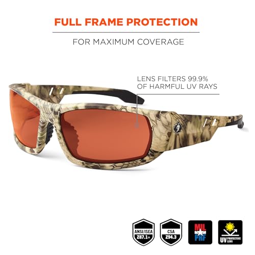 Image of Ergodyne Skullerz ODIN Safety Glasses Sunglasses, Impact Resistant Z87.1+
