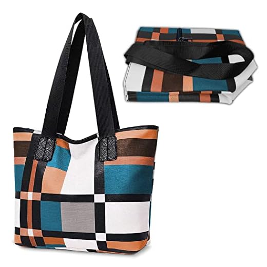 White Ze Sac à bandoulière pour femme Sac à main pour femme Sacs grandes poches en cuir PU Shopper Sac souple Sac pour femme simple pour le shopping Travail Utilisation quotidienne