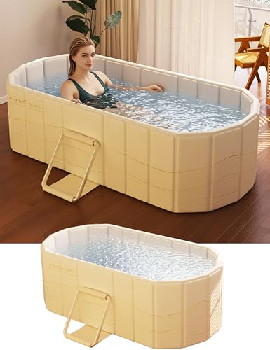 ALLIVING Portable Foldable Bathtub for Adults