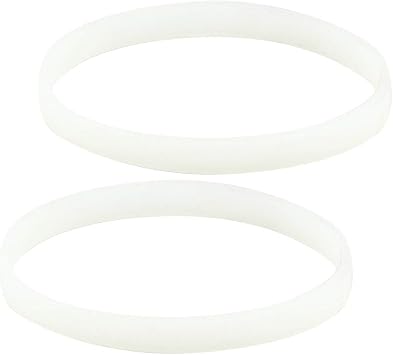 2 Pack White Gasket Rubber Sealing O-Ring Replacement Compatible with Nutri Ninja Auto-iQ Blenders BL480 BL681A BL682 BL640