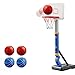 バスケットゴール 子供用スタンド バスケットおもちゃ フープ バスケ おもちゃ 自立式 練習用 高さ調節可能 バスケットボール4個付き 自立式 バスケの練習用 安定性 耐久性 耐衝撃 室内 屋外 多場面利用 収納便利 幼児 ・青少年向け 運動不足対策 協調能力の向上 誕生日プレゼント 親子遊び スポーツ用品