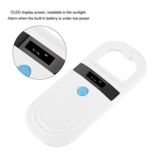 Lazmin Portable Pet ID Reader, Rechargeable Handheld Microchip Scanner Pet Tag Scanner, USB Interface and OLED Display Screen - Image 3