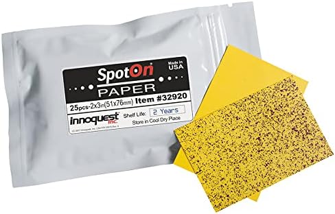 FGI SpotOn Water Sensitive Paper Sampler Bundle - Reduce Waste, Ensure Consistent Spray Droplets - Assess Spray Coverage