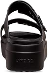 Crocs Women's Brooklyn Buckle Low Wedges, Platform Sandals
