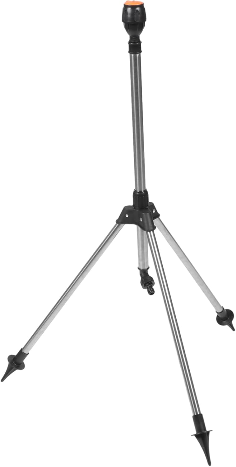 BESPORTBLE 1Set Rotating Tripod Sprinkler Lawn Watering Retractable Garden Irrigation Device Sturdy Base for Hassle Plant Care for Lawns and Gardens