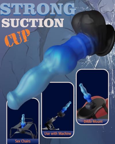Horse Knot Dildo Fantasy Animal Wolf Canine 9.6 Inch Adult Toy - Image 4