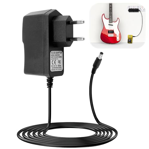 Bloc d'alimentation 9 V pour pédale de guitare Boss PSA-120S, Roland, clavier Casio, pédales d'effets, adaptateur de pédale de guitare 9 V 1000 mA DC,...
