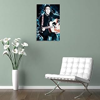 ASDYO Paul McCartney Poster sur toile du groupe de rock The Beatles jouant de la guitare 50 x 75 cm – Image 5