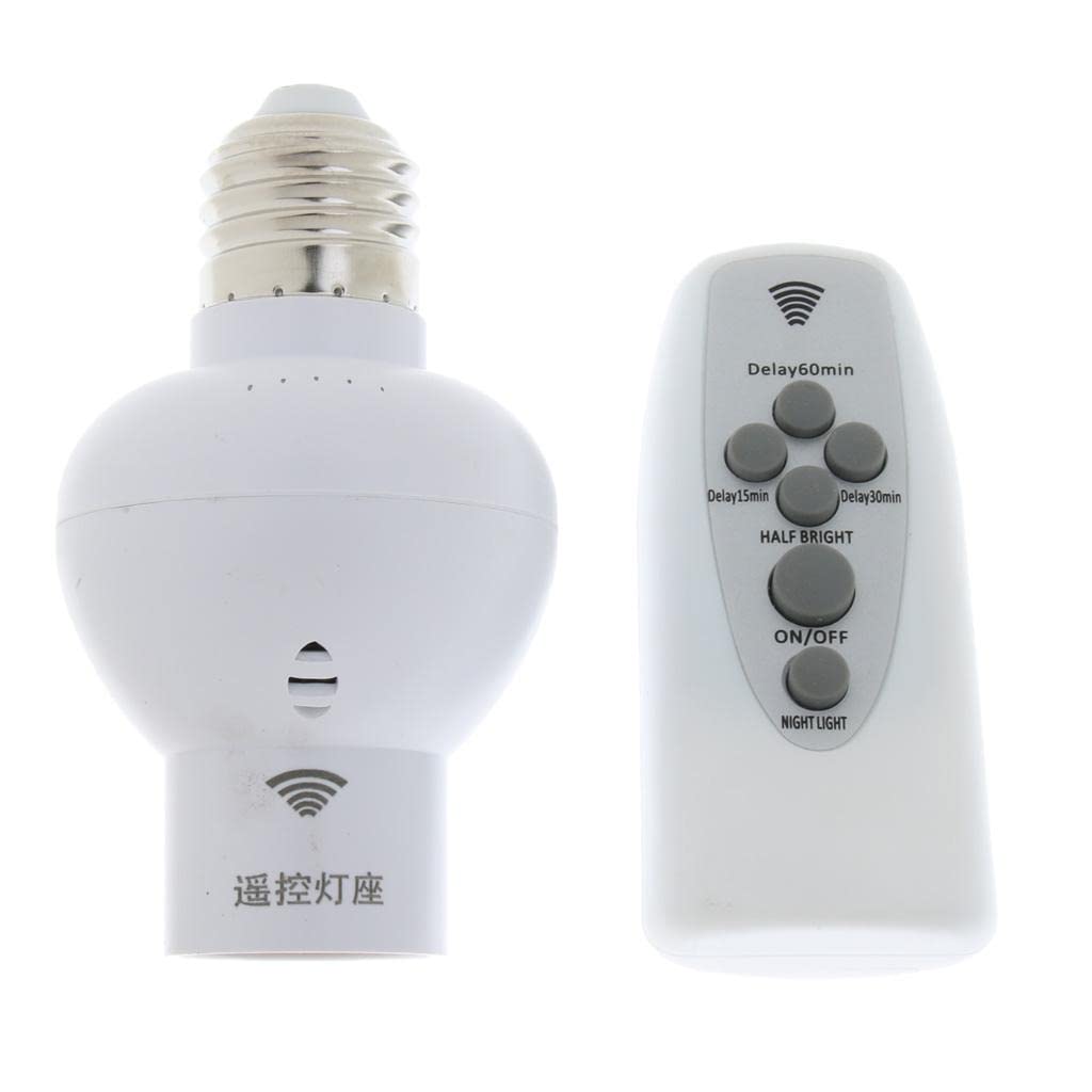 CALANDIS® Wireless Remote Control E27 Bulb Socket 5-10M Control Distance Bulb Holder-image-22