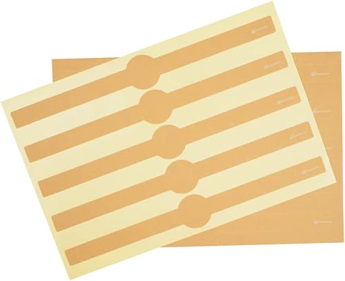 Miniatura 19 de Restaurantware RW Base - Bandas de embalaje de 12 x 1.5 pulgadas, 100 bandas autoadhesivas para el vientre, calcomanías desechables de papel kraft