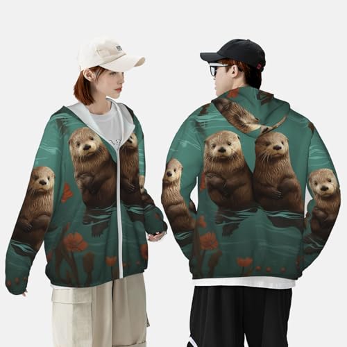 Chaqueta de protección solar para hombre UPF 50+ negra 3X-Large miniatura 2