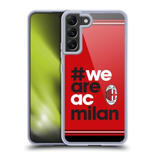 Carcasa oficial AC Milan Samsung S22+ 5G funda de gel estampado