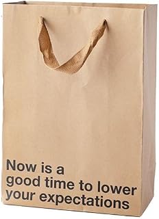 Now Is a Good Time to Lower Your Expectations Gift Bag - Pack of 3