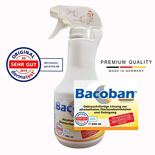 Desinfektionsmittel Gebrauchsfertige Lösung zur alkoholfreien Flächendesinfektion und Reinigung Langzeitwirkung gegen Bakterien, Pilze und Viren 500ml – Bild 3