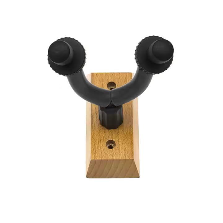 Mozart Hardwood Guitar Hanger Wall Mount Hook Holder Stand for Bass Electric Acoustic Guitar Ukulele - Image 3 thumbnail