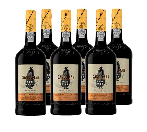 Vino de Oporto Sandeman Imperial Reserve, D.O.C Douro, Portugal - Caja 6 botellas x 750 ml