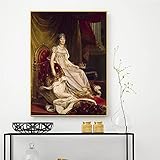 Impressions sur toile François Gérard (Joséphine de Beauharnais) Toile Art Peinture À L\'huile Oeuvre Affiche Photo Moderne Décor À La Maison 30x40 cm Sans Cadre