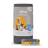 Pet Genie Dog Waste System | Odour-Control Trash Can with Locking Lid for Easy Clean-Up | Includes 1 Refill