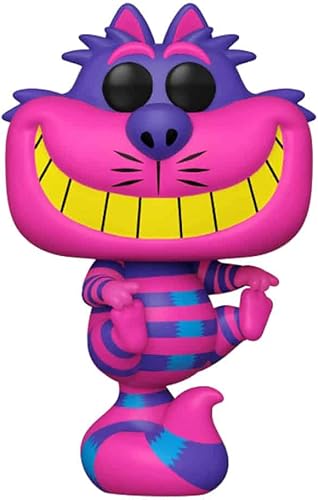 Funko Pop Alicia en el País de las Maravillas Luz Negra Exclusivo de Cheshire Cat Incluido con un Protector de Byron's Attic Pop