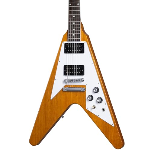 Gibson 70s Flying V Antique Natural – Guitare Électrique - Les Beatles, Paul McCartney, John Lennon, RIngo Starr, George Harrison Gibson 70s Flying V Antique Natural - Guitare Électrique – Image 4