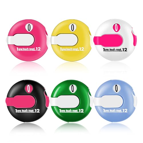 rideontogo Golf Score Tracker Compact 1.2-inch Touch Reset Counter - StylishGolf Stroke Counter 6-Color Options (Random Delivery)