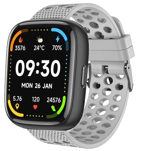 Bracelet de rechange silicone 22mm compatible montre Faweio IDW26 TOOBUR IDW17 KEEPONFIT