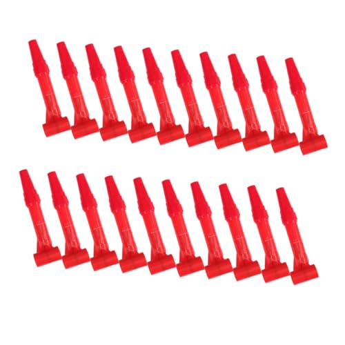 TOYANDONA 20Pcs Reptile Theme Party Supplies Funny Blowouts Noisemakers with Tongue Sticking Whistles for Birthday Celebrations Interactive Frog Lizard Party Favors