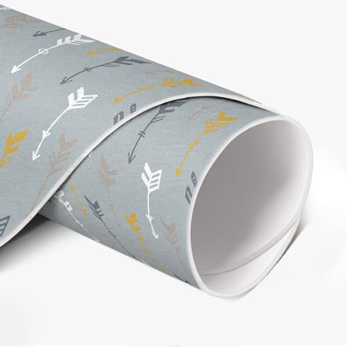 Tapis de maison élégant en vinyle robuste avec finitions géométriques - 6