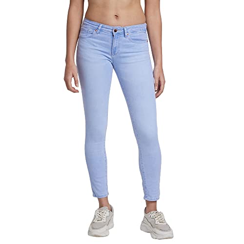 Image of Spykar Women Mid Rise Cotton Stretch Slim Fit Regular Length Jeans (Alicia)