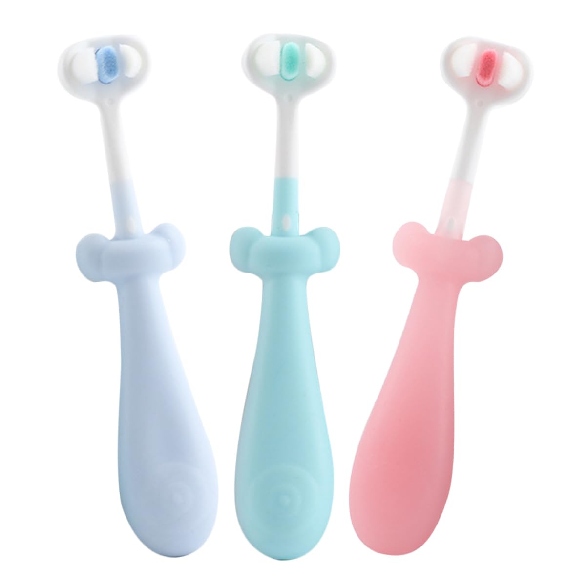 Cepillo De Dientes De Cerda Cepillo De Dientes Infantil Para Bebé Cepillo Dientes Cepillo De Dientes Para Cepillo De Dientes Páginas 3 Piezas X 4