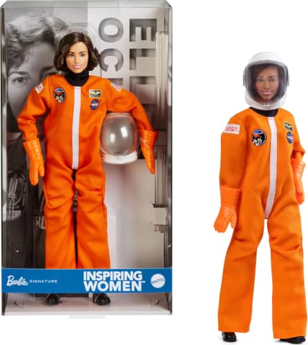 Barbie Signature Inspiring Women Fashion Doll Ellen Ochoa Collectible in Astronaut Space Suit with Accessories Including Helmet