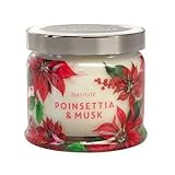 Brenndauer: 25-45 Stunden. PartyLite Kerzen im Glas (Weihnachtsstern und Moschus)