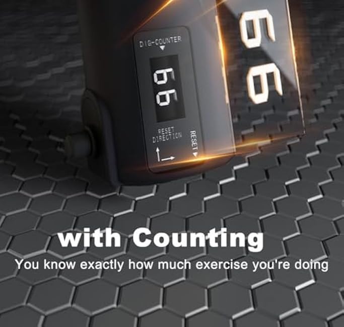 Grip Strength Trainer with Finger Exerciser, Adjustable Resistance, Forearm Strengthener Hand Gripper with Counting,Black