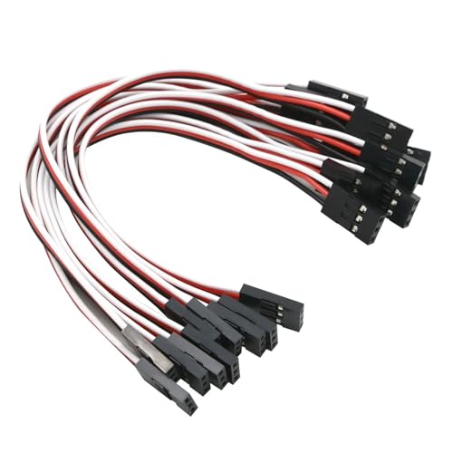 Cable de extensión servo de 200 mm con conectores JR macho a hembra para prolongar señal RC 6