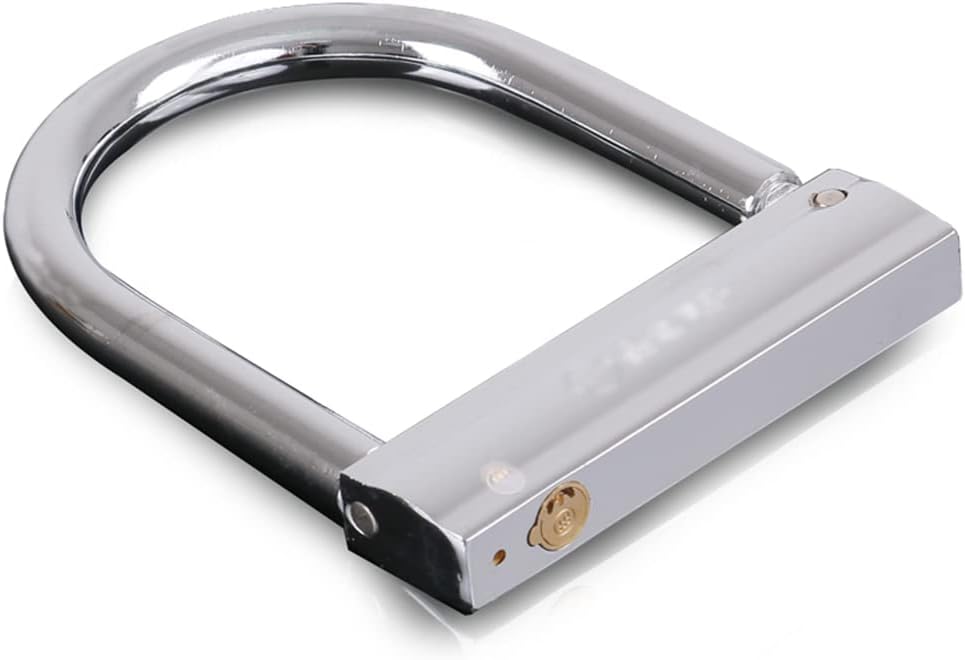 Heavy Locks Motorcycle Lock Safety Lock U-Shaped Lock Electric car Lock Battery car Lock Mortise Lock Fixed Bold for Road Bikes U-Locks for Bicycles