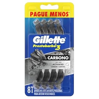 Aparelho de Barbear Gillette Prestobarba Carbono Leve + Pague - Com 8 Unidades
