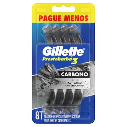 Aparelho de Barbear Gillette Prestobarba Carbono Leve + Pague -