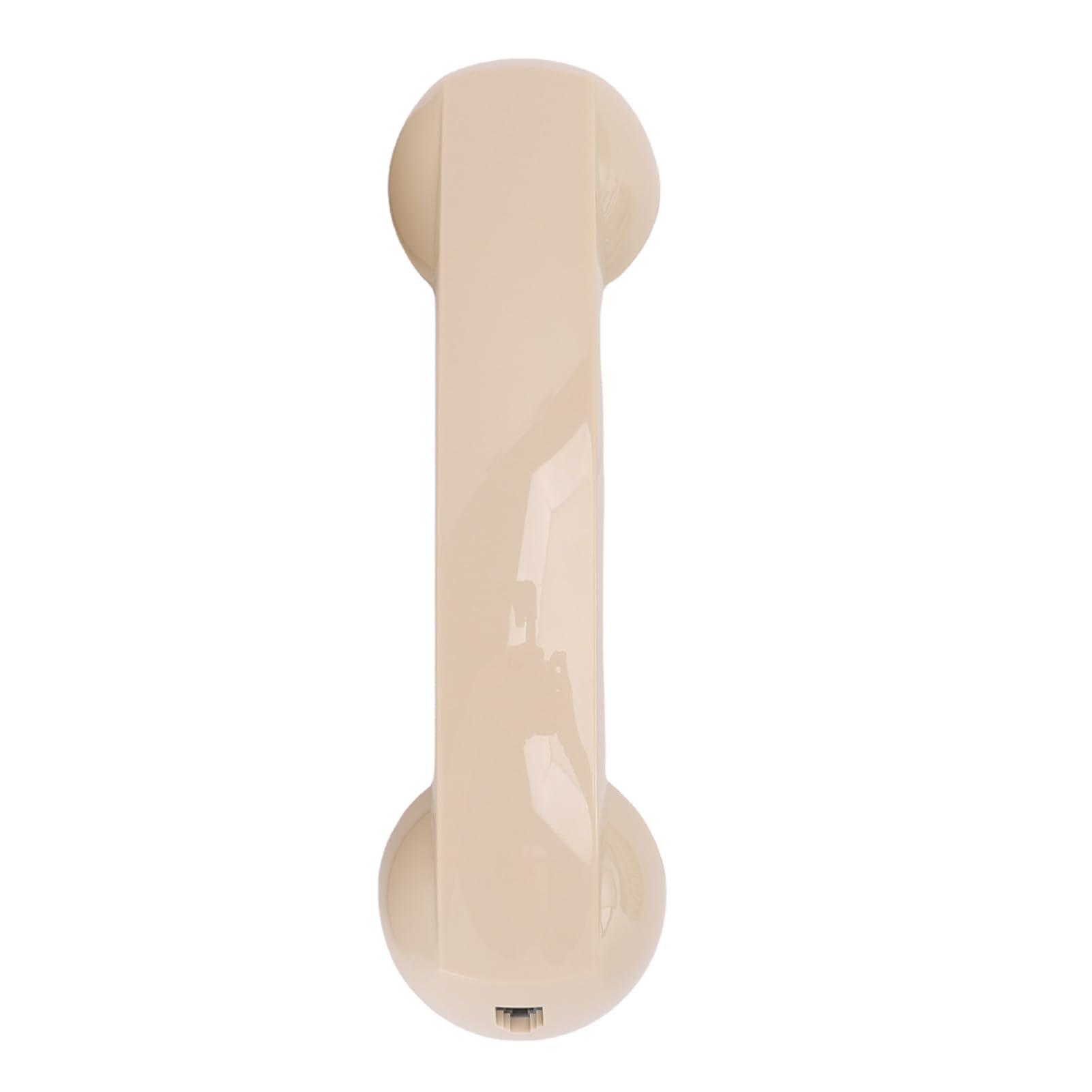 Telefon Stacjonarny do Montażu na ścianie, Nie Wymaga Baterii, Telefon Retro z Dużymi Przyciskami i 3 Poziomami Głośności, Funkcja Plug and Play do Użytku Domowego Przez Osoby Starsze