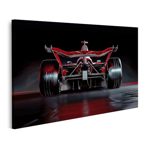 Tableau voiture de course à l'ombre de la lumière rouge islandburner