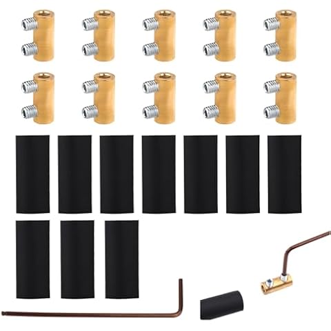 10pcs 6 AWG Connector Nut Kit Cover