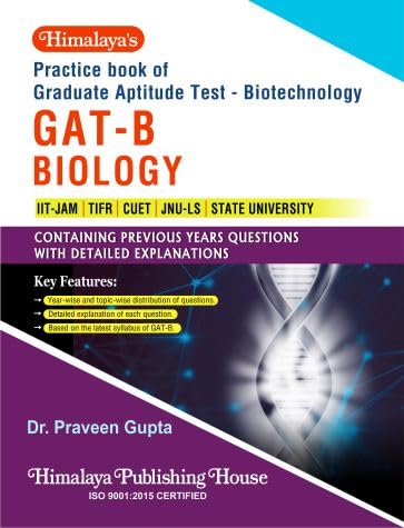 Buy Practice book of Graduate Aptitude Test - Biotechnology GAT-B ...