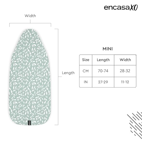Image of Encasa XO Iron Board Covers, Mini, Laminated Thick Fiber Pad, 72x30 cm