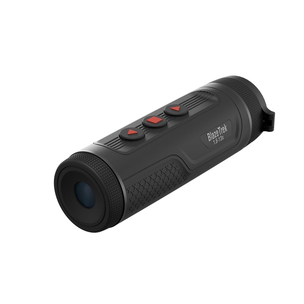 ATN BlazeTrek - Monocolo termico da caccia, sensore 384 x 288/640 x 512, 50 Hz, 12 μm, 25 mK, display AMOLED 800 × 600, estrazione oculare da 15 mm, batteria 7+ ore, USB Type-C, IP67, leggero (640 x