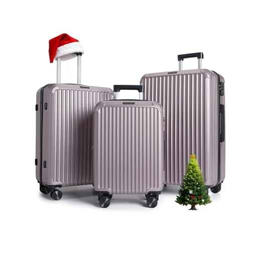 Durable Hardshell 3-Piece Luggage Set
