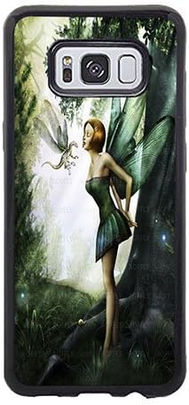 AOFFLY Case for Samsung Galaxy S8 Plus Only - Susan McKivergan - Dragonfly Kiss - Shock Absorption Protection Phone Cover Case