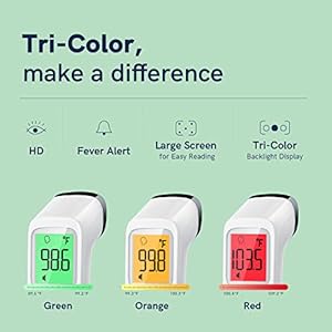   No-Touch-Thermometer-for-Adults-and-Kids-Fast-Accurate-Digital-Thermometer-with-Fever-Alarm-Silent-Mode-FSA-HSA-Eligible-Easy-to-use-Forehead-Thermometer-for-Babies-Kids-Elderly