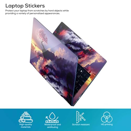 Image of DSGN 90 Full Body Laptop Skin Bubble-Free| Laminated| Removable| HD Quality Sticker for Laptops Upto 15.6 Inches Compatible with Hp /Dell /Acer /Lenovo /Asus etc.