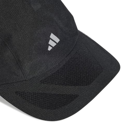 adidas Unisex Runningxadizero Lightweight Climacool Hat, Black/Reflective Silver, L-XL – Ansicht 3