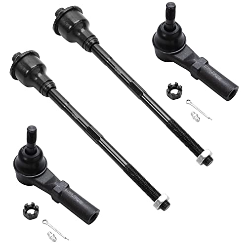 Image of Detroit Axle - 4WD Front End Kit for 2001-2006 Chevy Silverado 2500 HD 3500 GMC Sierra 2500 HD 3500 1500HD Suburban Yukon XL 2500, Control Arm Tie Rods Sway Bar Ball Joint Idler Pitman Arm Lug Nut