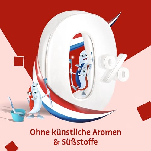 Odol-med3 Zahnpasta Milchzahn, für gesunde Milchzähne bis 6 Jahre, 50ml, Odol-med3 Zahncreme für Kinder besteht zu 95% aus Inhaltsstoffen natürlichen Ursprungs.